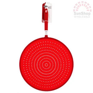 100% Genuine! D.LINE Silicone Splatter Screen 31 cm Red! Heat Resistant! - Picture 1 of 2