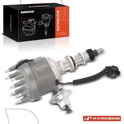 Ignition Distributor w/ Cap & Rotor for Ford F-150 F-250 F-350 E-350 Econoline - Image 1 of 4
