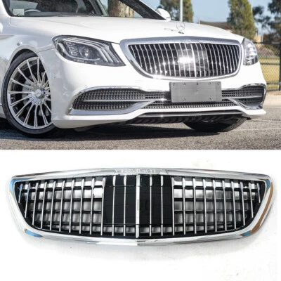 Rejilla para Mercedes Benz W222 Clase S S S680 2014-2020 estilo Maybach parrilla de parachoques Foto 1 de 4