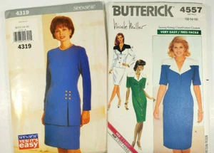 Butterick Dress Patterns Set of 2 Sizes 12-14-16 Uncut - Picture 1 of 5