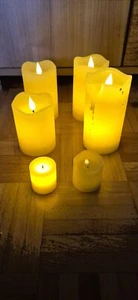 HSE Flambiance Led Kerzen Set 6 Tlg. Creme Luma Flamme OVP - Bild 1 von 8
