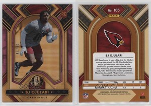 2023 Panini Gold Standard Rookies Rose Gold /24 BJ Ojulari #105 Rookie RC