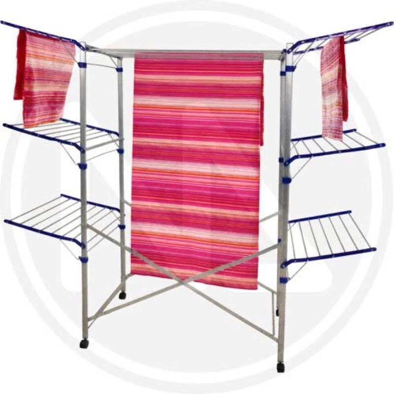 Tendedero De Ropa De Caballete En Aluminio Pegasus CM.192x57x164H 35MT De Hilo - Imagen 1 de 1