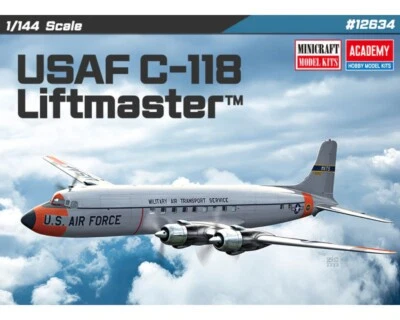 Academy USAF Douglas C-118 Liftmaster 1:144 12634 modellismo - Immagine 1 di 4