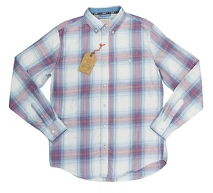 Weatherproof Plaid Burnout Flannel Men's Long Sleeve Button Down Shirt M NWT - Picture 1 of 1