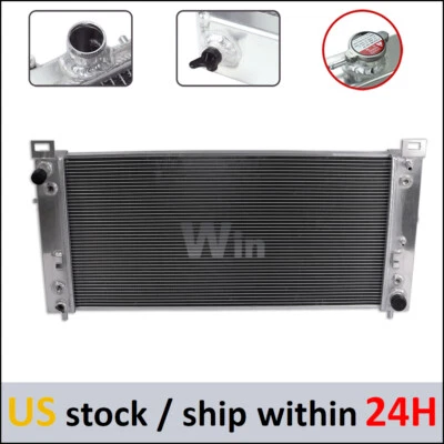 Radiador de aluminio de 3 filas para GMC Yukon/Yukon XL 1500 2005-2014 5,3 L 6,0 L 6,2 L Foto 1 de 4