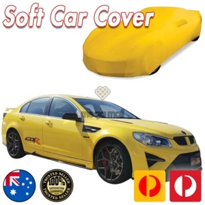 Stretchy Car Cover Ultra For Holden Commodore VE VF VY VU VS HSV Yellow Spandex - Picture 1 of 12