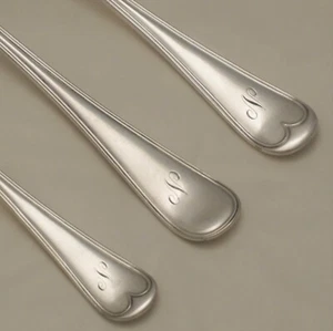 OLD ENGLISH THREAD Design MAPPIN & WEBB Silver Service Cutlery Forks & Spoons - Picture 1 of 6