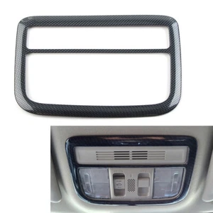 Carbon Fiber Front Reading Light Lamp Frame Cover Trim For Honda Civic 2016-2020 - Foto 1 di 10