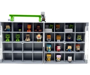Mattel Minecraft Mini Figures Collector Case with Lot of 23 Figures 2014 - Picture 1 of 13
