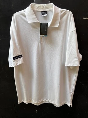 Camisa polo de golf Nike para hombre XXL manga blanca lisa insignia Dri-Fit poliéster nueva con etiquetas Foto 1 de 4