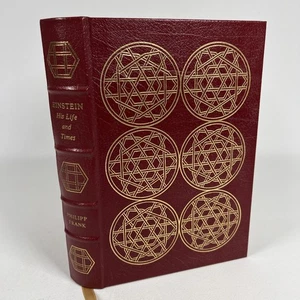 Easton Press Einstein His Life and Times Philipp Frank leather Book VG - Imagen 1 de 11