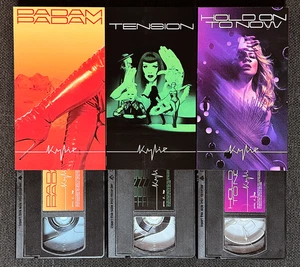Kylie Minogue - Padam Padam, Tension, Hold On To Now (VHS Tape Singles) - Picture 1 of 3