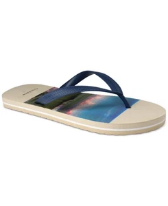 Club Room Santino Herren-Flip-Flop-Sandale – Ozeanmuster – 13 M - Bild 1 von 2