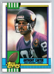 1990 Topps #115 Anthony Carter Minnesota Vikings - Picture 1 of 2