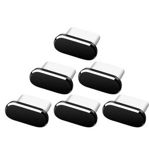 6 Pcs Dust Plug Slot Guard Usb-c Cap Type Charging Port Cover Anti Plugs - Picture 1 of 12