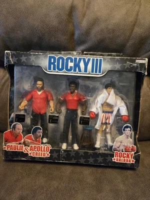 ROCKY III (Jakks Pacific, 2006) Rocky Balboa, Paulie & Apollo Creed - Image 1 of 4