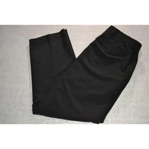 Footjoy Pantalone Golf Uomo Taglia 34 X 30 Elasticizzato Flat Front Nero Misto Poliestere - Foto 1 di 8
