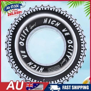Tire Pattern Leakproof Inflatable Swim Ring for Summer Pool Party (90) Hot - Picture 1 of 10