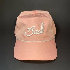 Bad Birdie Hat Cap Snapback Pink Palmilla Resort Golf Logo Snapback Script Logo - Picture 1 of 11