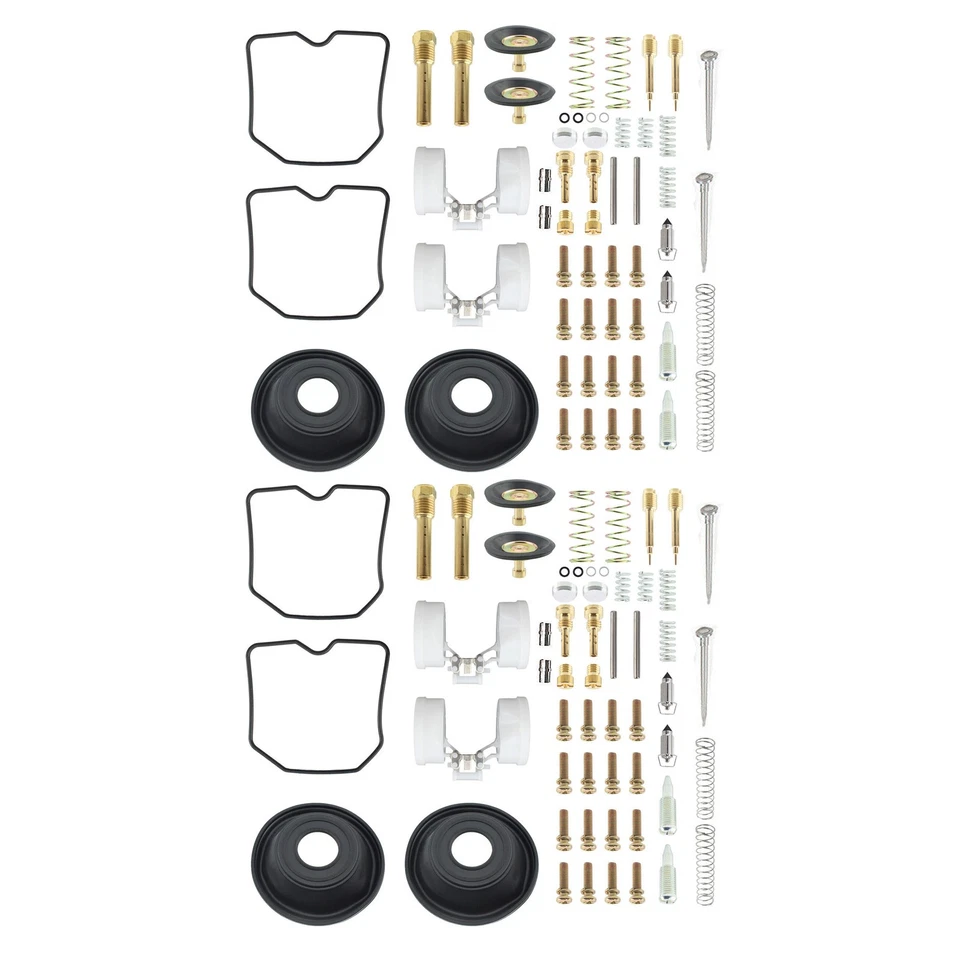 Kit de reparación de carburador flotador de diafragma 4 juegos para Kawasaki Concours ZG1000 86-06 Foto 1 de 4