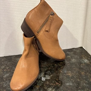 Botines Lucky Brand para dama talla 5 - marrón camel - nuevos con etiquetas - Imagen 1 de 9