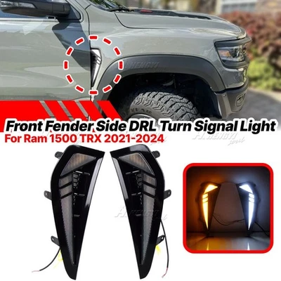 3-in-1 Tagfahrleuchte Tagfahrlicht Seiten Blinker Leuchte für Dodge Ram 1500 TRX - Bild 1 von 4