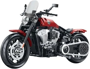1:8 Scale Motorcycle Building Blocks Toy Kit - 542 PCS, Realistic Model, Educati - Picture 1 of 12