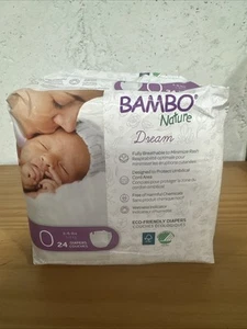 Pañales hipoalergénicos Bambo Nature talla 0 24 unidades - Imagen 1 de 2