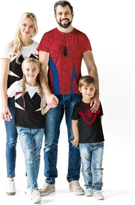 Marvel Matching Family Cosplay T-Shirt Large, White / Black, Ghost Spider - Picture 1 of 5
