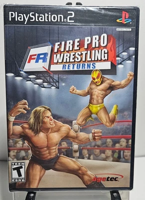 Fire Pro борьба возвращается (Sony PlayStation 2, 2007, PS2) запечатанный совершенно новый читать - Изображение 1 из 4
