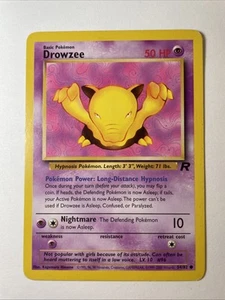 Drowzee 54/82 - Team Rocket Regular (LP) - Imagen 1 de 2