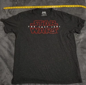 Offizielles Star Wars Die letzten Jedi Episode VIII schwarz gesprenkelt T-Shirt XL GUT - Bild 1 von 5