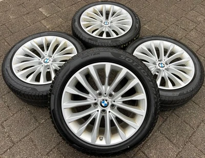 4 ORIGINAL 18" ALU WINTERRÄDER BMW 5ER REIHE G30 G31 STYLING 632 2023 FREIHAUS - Bild 1 von 4