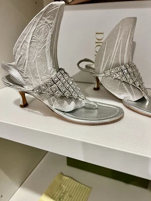 Manolo Blahnik女式露背凉鞋度假度假村游轮 — 第 1/4 张图片