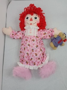 Raggedy Ann & Andy Classic Bedtime Raggedy Ann & Teddy Bear - Picture 1 of 11
