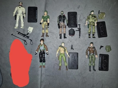 GI Joe Action Force Vintage Action Figures. GI Joe figure bundle - Image 1 of 4
