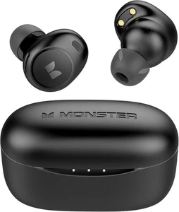 Monster Achieve 300 AirLinks Wireless Earbuds (Black Grey color) - Picture 1 of 8