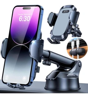 HTU 2024 Ultimate Car Phone Mount 80+LBS Strongest Suction & Military-Grade - Picture 1 of 2