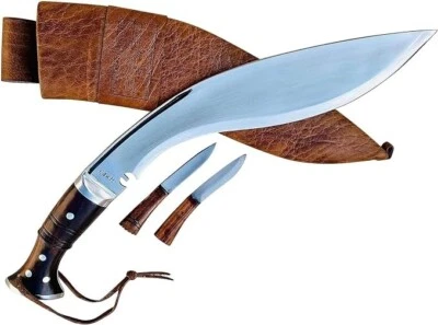 Hoja forjada a mano Gurkha Full Tang Kukri -13" hoja Primera Guerra Mundial histórica Khukuri Foto 1 de 4