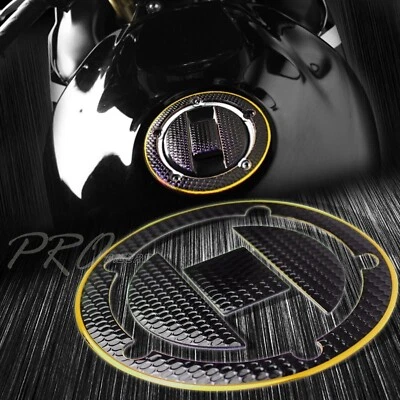 Almohadilla protectora de tapa de combustible para tanque de gasolina 04-23 Suzuki GSXR-600/750/-16 1000 cromo dorado Foto 1 de 4