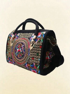 Bolso de mano de diseñador para mujer Cartera de lujo Bordada Hecho a mano Cartera Foto 1 de 4