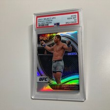Paulo Costa 2021 Panini Select UFC Octagonside Silver Prizm Card #232 PSA 10