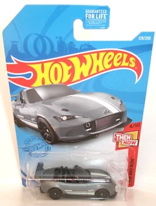 2021 HOT WHEELS 1:64 THEN AND NOW 4/10 GRAY '15 MAZDA MX-5 MIATA 129/250 - Picture 1 of 9