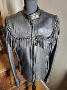 WILLIE G FOR HARLEY DAVIDSON KOMPLETT GEFÜTTERTE FRANSEN LEDERJACKE - Bild 1 von 13
