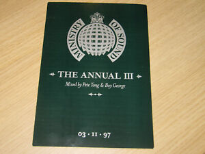 MINISTRY OF SOUND - THE ANNUAL III - PROMO FLYER (ODDS 2)