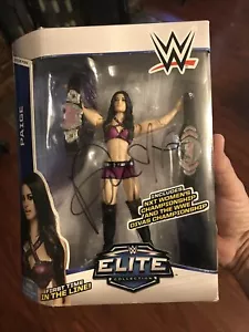 Paige Signed WWE Diva's Champion Elite Action Figure JSA Witness - Picture 1 of 6