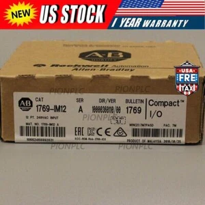 Nuevo módulo de entrada sellado de fábrica AB 1769-IM12 SER A CompactLogix 12Pt 240VAC - Imagen 1 de 3