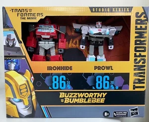 TRANSFORMERS STUDIO SERIES 086-20BB 086-24BB BUZZWORTHY PROWL IRONHIDE 2-PACK - Picture 1 of 6