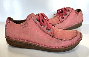 Damenschuhe Clarks Handwerker lustiger Traum rosa Leder Größe 6 D - Bild 1 von 4